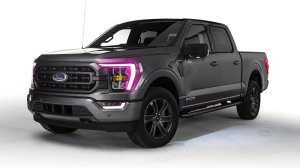 Ford F-150 Headlight DRL Upgrade Kit - ORACLE Lighting - Simple Controller - ColorSHIFT RGB+W - `21-`22